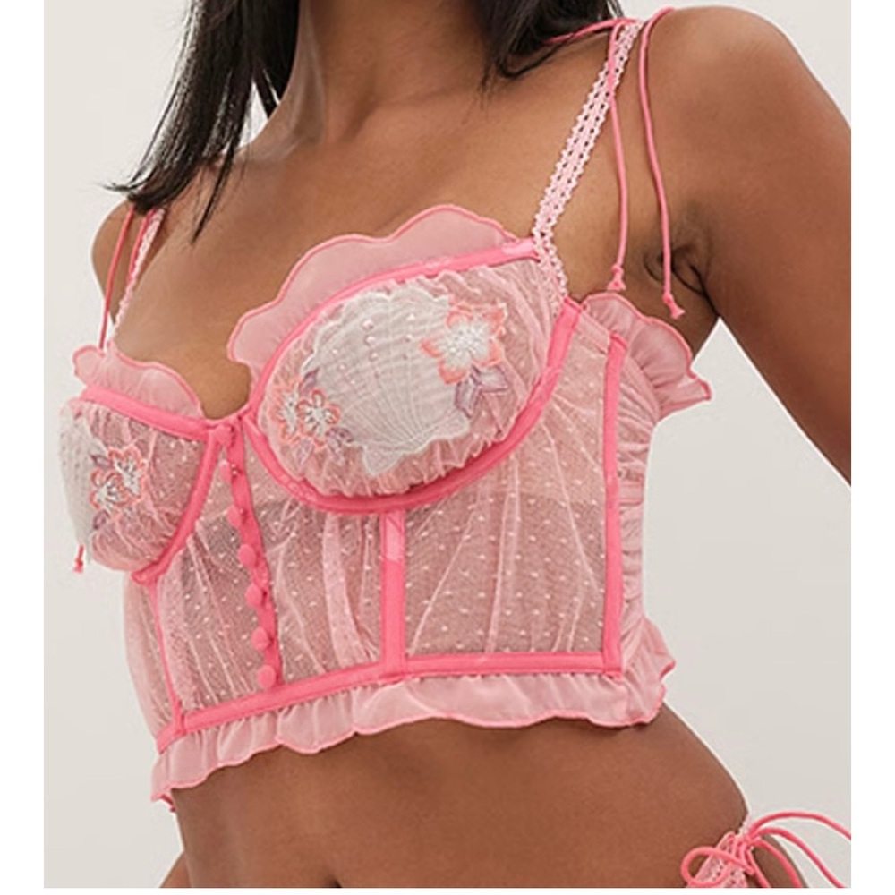FOR LOVE & LEMONS SEASHELL CORSET TOP!
